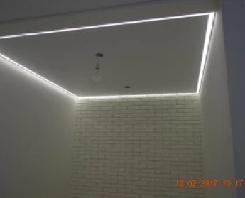 Потолок с подсветкой 6 м²